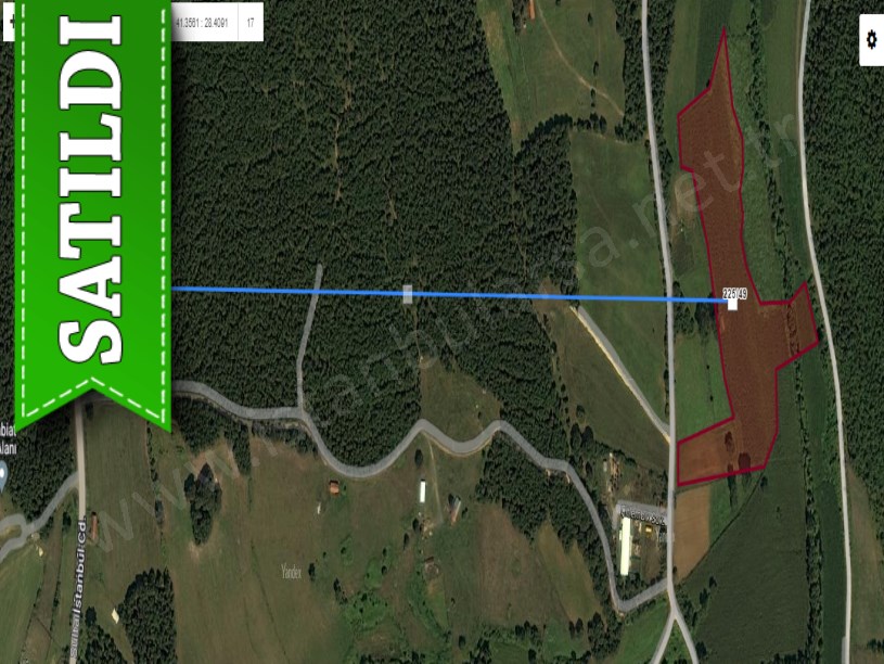 Çatalca Çiftlikköyde Satılık Arsa , 2,761 m2 Çevrili Yolu Var 