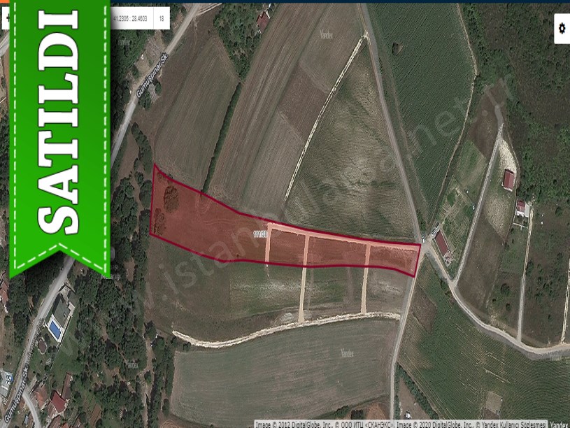 Çatalca Subaşında Satılık Arsa , 294 M2 Çaplı Çevrili 