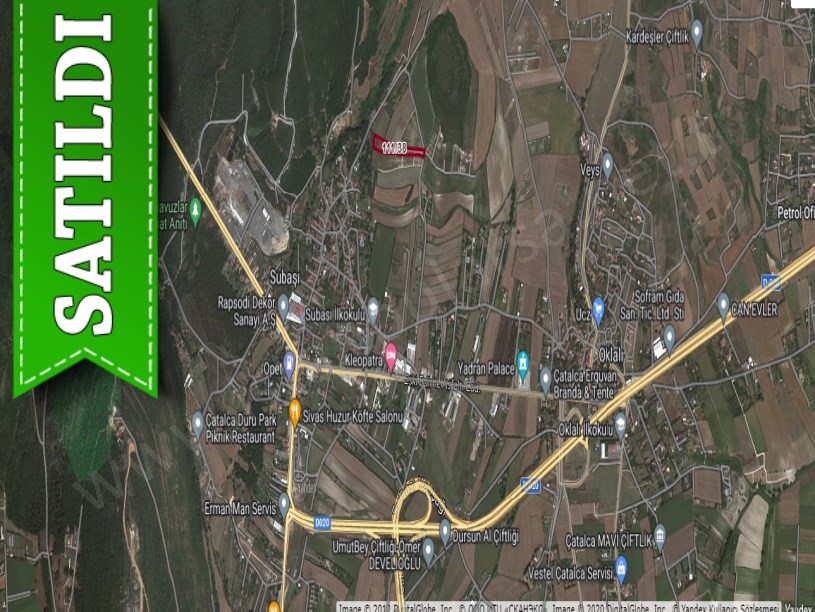 Çatalca Subaşında Satılık Arsa , 294 M2 Çaplı Çevrili 