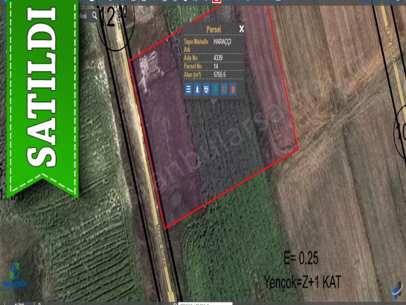 Arnavutköy Haraççıda Satılık Arsa ,  251 m2 Yolu Var Hisseli
