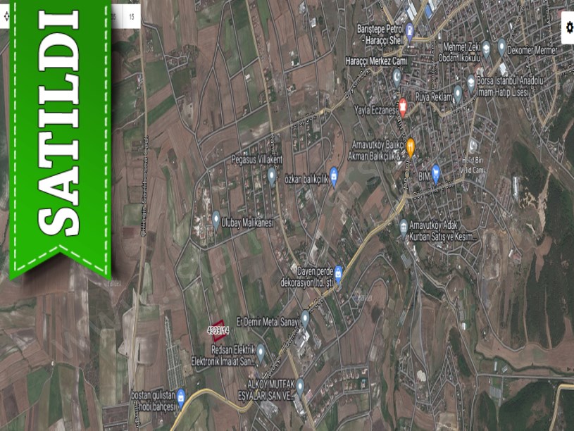 Arnavutköy Haraççıda Satılık Arsa ,  251 m2 Yolu Var Hisseli