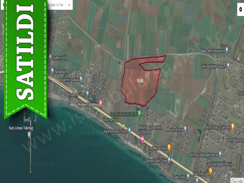 Tekirdağ Marmaraereğli Çeşmeli Mah Satılık Arsa , 148 m2 Denize Yakın 