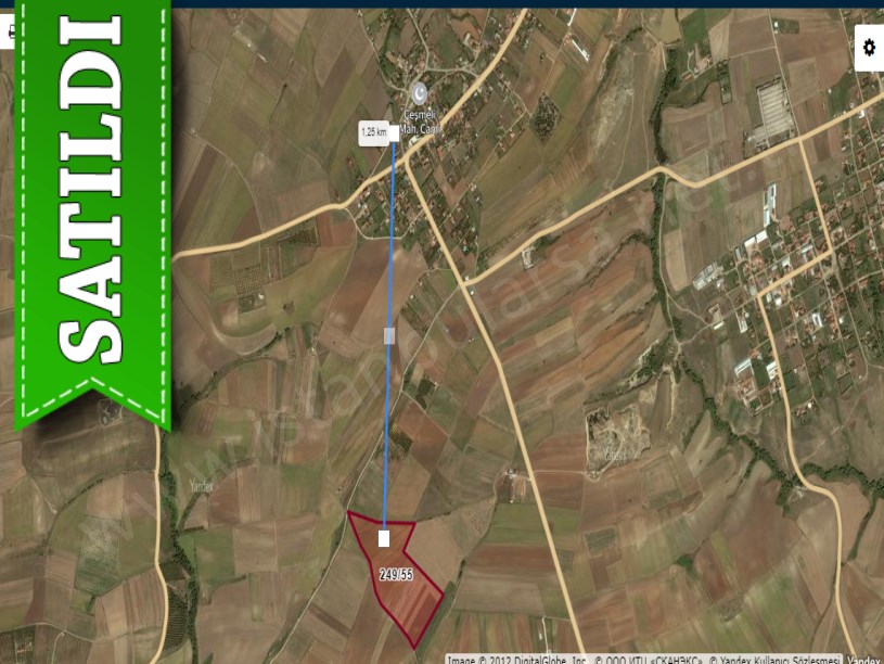 Tekirdağ Marmaraereğli Çeşmeli Mah Satılık Arsa , 420 M2 Yolu Var Hisseli 