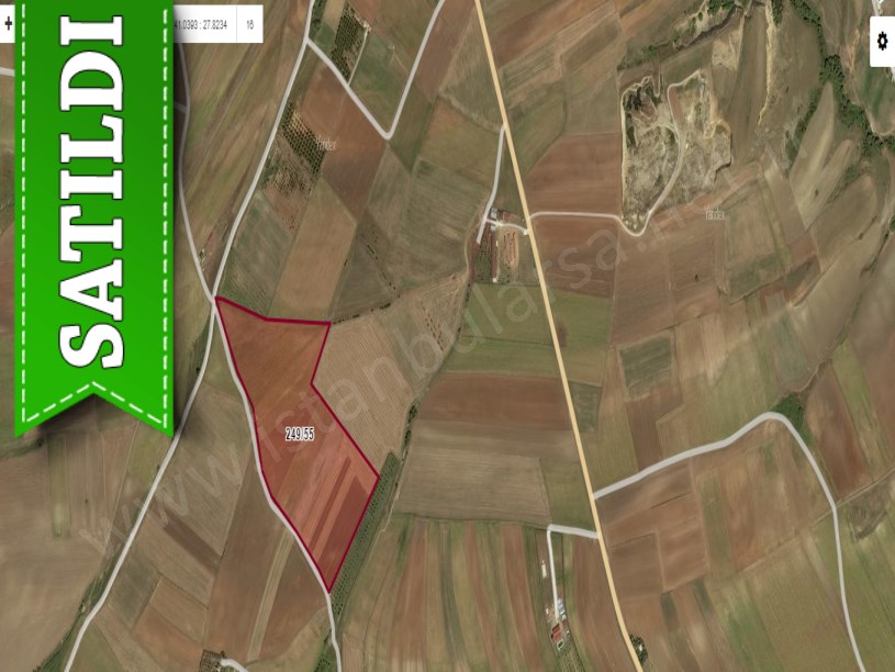 Tekirdağ Marmaraereğli Çeşmeli Mah Satılık Arsa , 420 M2 Yolu Var Hisseli 