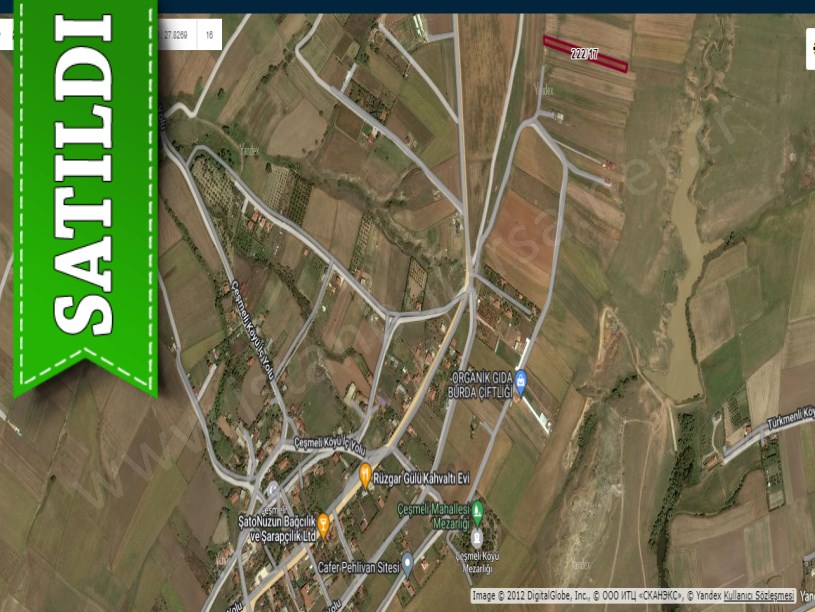 Tekirdağ Marmaraereğli Çeşmeli Mah Satılık Arsa , 764 M2 Yolu Var 