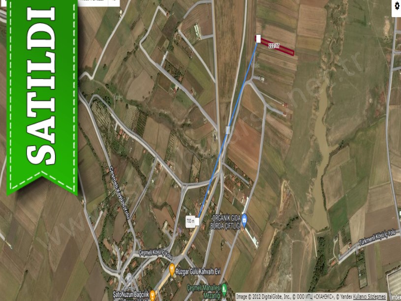 Tekirdağ Marmaraereğli Çeşmeli Mah Satılık Arsa , 764 M2 Yolu Var 