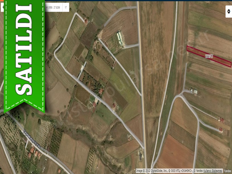 Tekirdağ Marmaraereğli Çeşmeli Mah Satılık Arsa , 764 M2 Yolu Var 