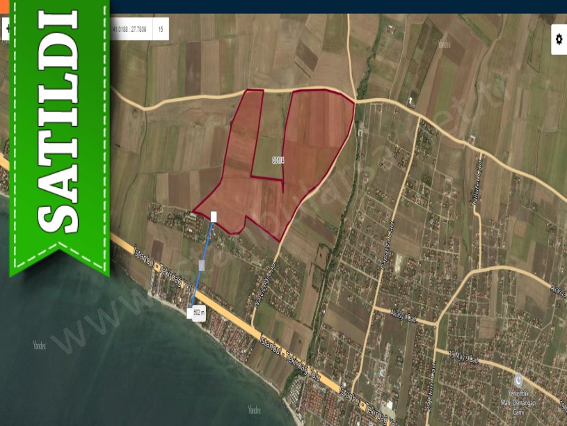 Tekirdağ Marmaraereğli Çeşmeli Mah Satılık Arsa , 515 M2 Denize Yakın 