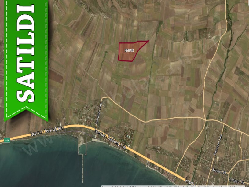 Tekirdağ Marmaraereğli Çeşmeli Mah Satılık Arsa , 636 m2 Yolu Var