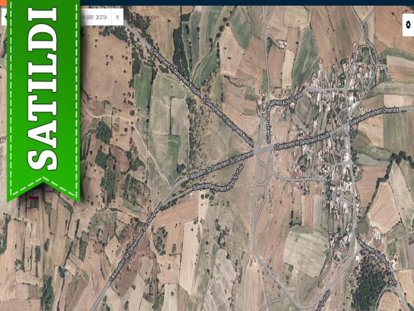 Edirne Lalapaşa Süleymandanişmentte Satılık Tarla , 1,326 m2 Müstakil 