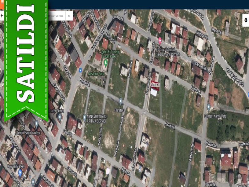 Arnavutköy Boğazköyde Satılık Arsa ,171 M2 3Kat İmarlı Merkezde 