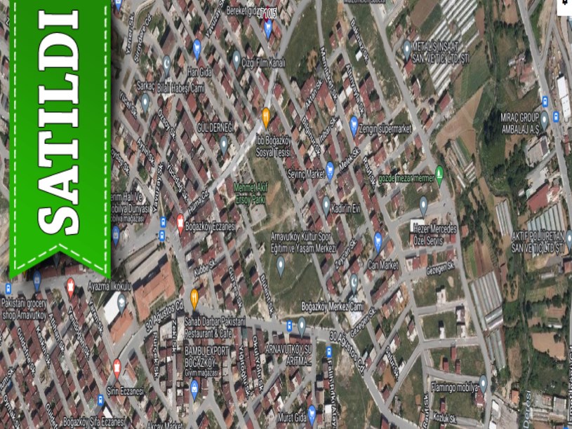 Arnavutköy Boğazköyde Satılık Arsa ,112 M2 Müstakil 4 kat İmarlı