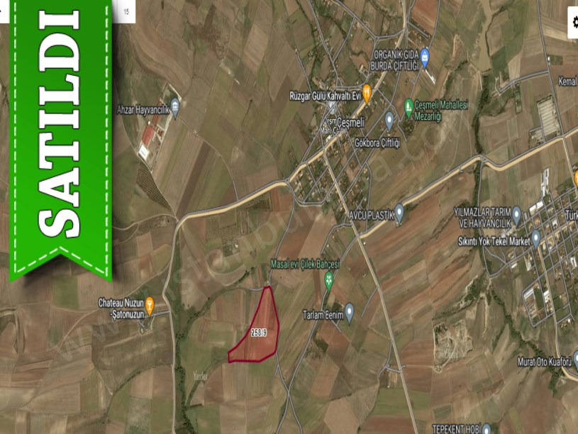 Tekirdağ Marmaraereğli Çeşmeli Mah Satılık Arsa , 225 M2 Yolu Var 