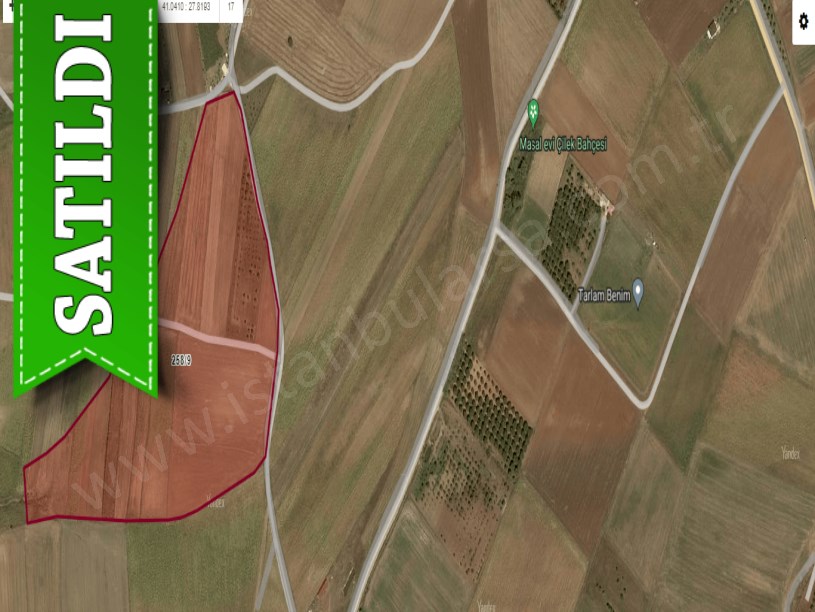 Tekirdağ Marmaraereğli Çeşmeli Mah Satılık Arsa , 225 M2 Yolu Var 