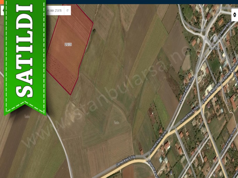 Tekirdağ Marmaraereğli Çeşmeli Mah Satılık Arsa , 222 M2 Hisseli Yolu Var