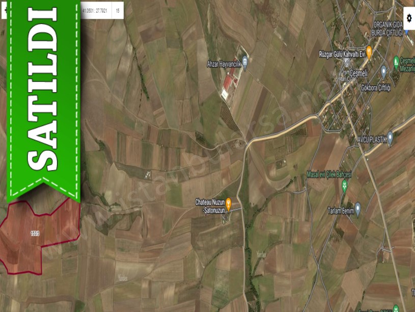 Tekirdağ Marmaraereğli Çeşmeli Mah Satılık Arsa , 270 M2 Yolu Mevcut 