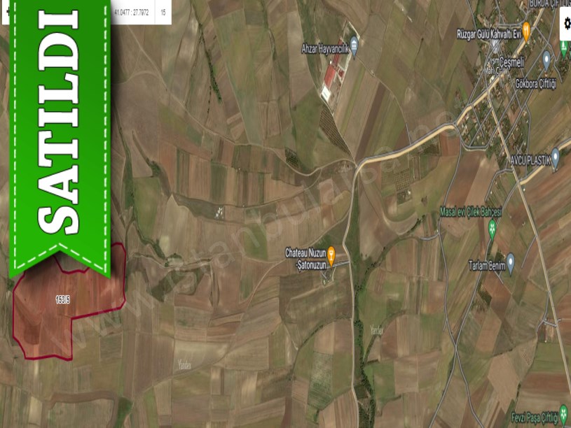 Tekirdağ Marmaraereğli Çeşmeli Mah Satılık Arsa , 270 M2 Yolu Mevcut 