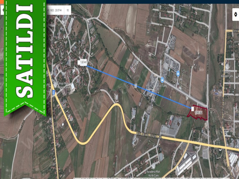 Arnavutköy Çilingirde Satılık Arsa ,  437 M2 Cadde Cephe 