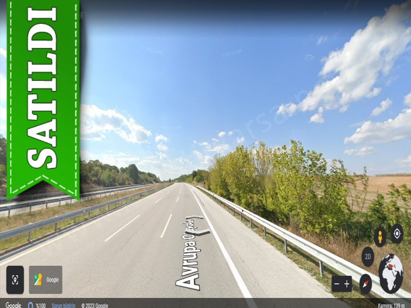 Kırklareli Babaeski Demirkapı Köyünde Satılık Tarla , 26,293 m2 Otobana Cephe 