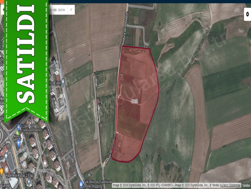Arnavutköy Dursunköyde Satılık Arsa , 300 M2 Cadde Cephe 