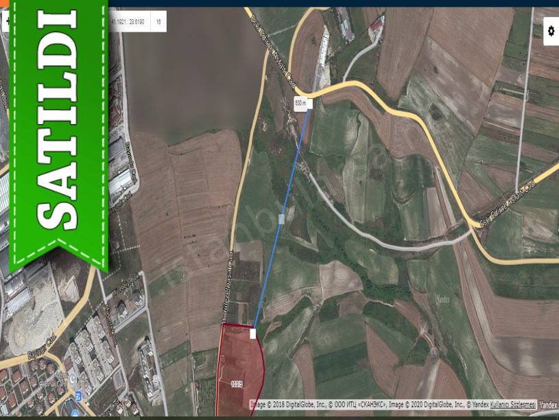 Arnavutköy Dursunköyde Satılık Arsa , 300 M2 Cadde Cephe 