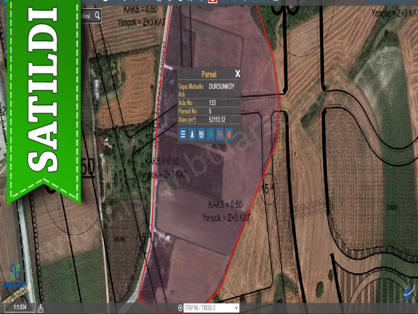 Arnavutköy Dursunköyde Satılık Arsa , 300 M2 Cadde Cephe 