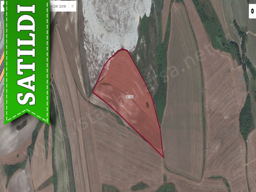 Arnavutköy Boyalıkta Satılık Arsa , 336 M2 İmarlı Hisseli