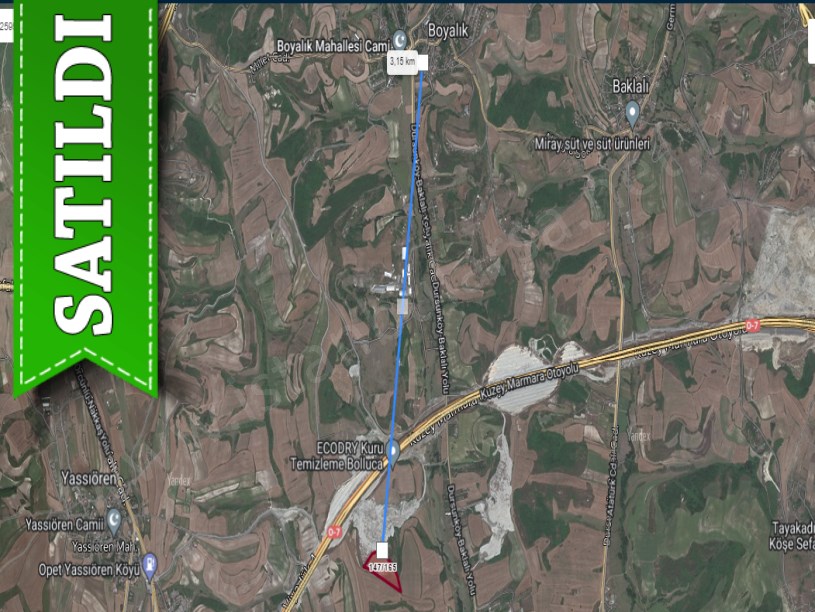Arnavutköy Boyalıkta Satılık Arsa , 336 M2 İmarlı Hisseli