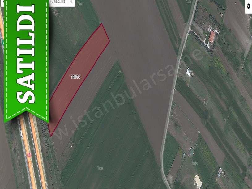 Silivri Seymende Satılık Arsa , 291 M2 Otoyola Cephe Hisseli 