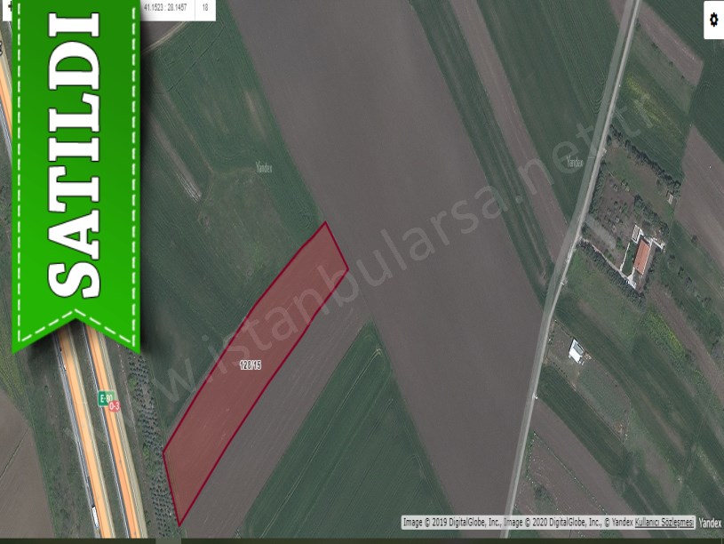 Silivri Seymende Satılık Arsa , 291 M2 Otoyola Cephe Hisseli 