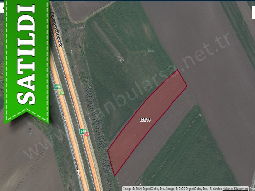 Silivri Seymende Satılık Arsa , 291 M2 Otoyola Cephe Hisseli 