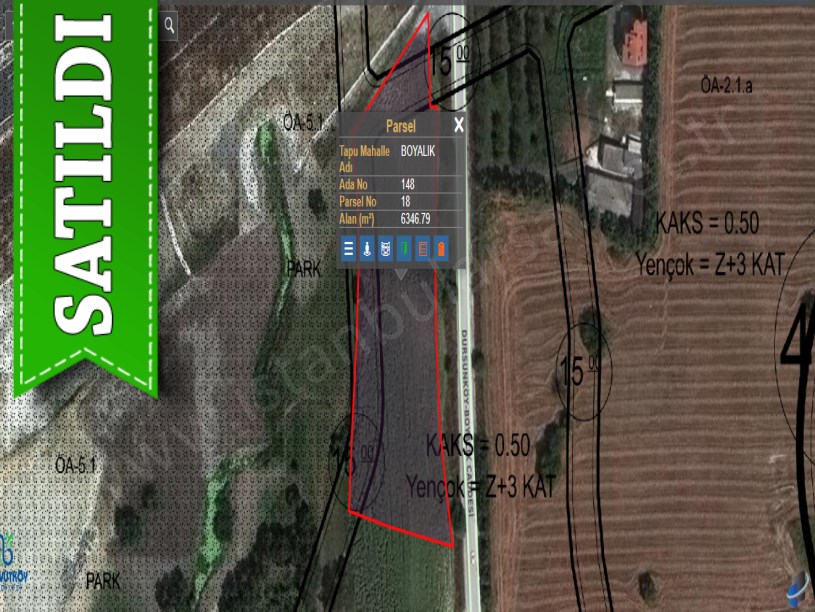 Arnavutköy Boyalıkta Satılık Arsa , 264 M2 Cadde Cephe Hisseli 