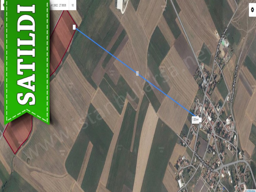 Tekirdağ Saray Beyazköyde Satılık Arsa , 296 M2 Yolu Var Evlere Yakın