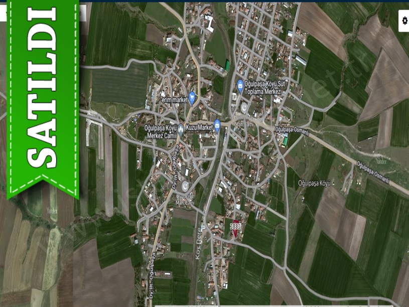 Edirne Havsa Oğulpaşa Köyünde Satılık Arsa , 785 m2 Müstakil Köyiçi