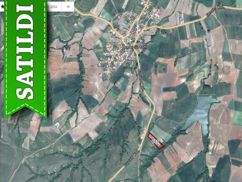 Tekirdağ Hayrabolu Hedeyli,de Satılık Tarla , 10,500 M2 Cadde Cephe