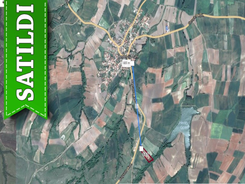 Tekirdağ Hayrabolu Hedeyli,de Satılık Tarla , 10,500 M2 Cadde Cephe