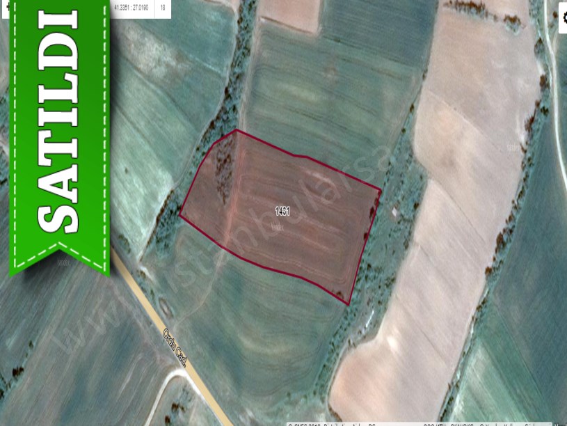 Tekirdağ Hayrabolu Hedeyli,de Satılık Tarla , 12,250 M2 Caddeye Yakın
