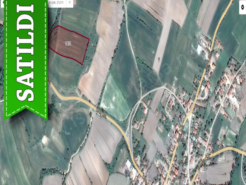 Tekirdağ Hayrabolu Hedeyli,de Satılık Tarla , 12,250 M2 Caddeye Yakın