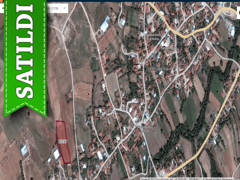 Kırklareli Lüleburgaz Hamitabat Köyünde Satılık Tarla , 5 Dönüm Müstakil Merkezde