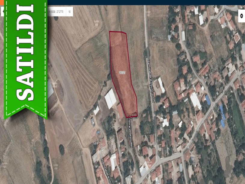 Kırklareli Lüleburgaz Hamitabat Köyünde Satılık Tarla , 5 Dönüm Müstakil Merkezde