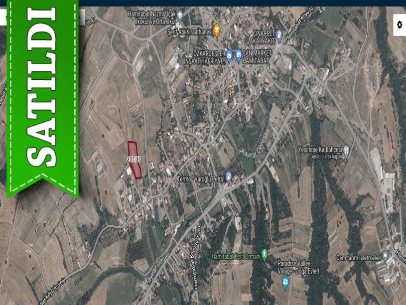 Kırklareli Lüleburgaz Hamitabat Köyünde Satılık Tarla , 5 Dönüm Müstakil Merkezde