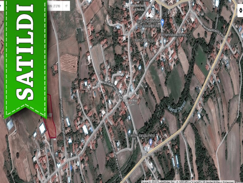 Kırklareli Lüleburgaz Hamitabat Köyünde Satılık Tarla , 5 Dönüm Müstakil Merkezde