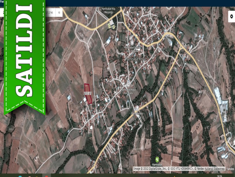 Kırklareli Lüleburgaz Hamitabat Köyünde Satılık Tarla , 5 Dönüm Müstakil Merkezde