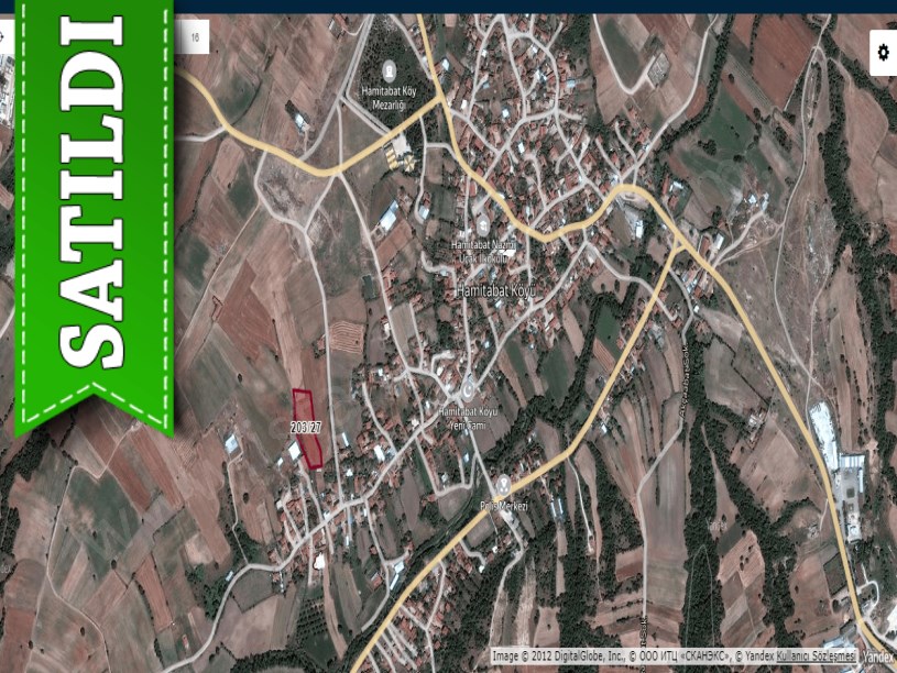 Kırklareli Lüleburgaz Hamitabat Köyünde Satılık Tarla , 5 Dönüm Müstakil Merkezde