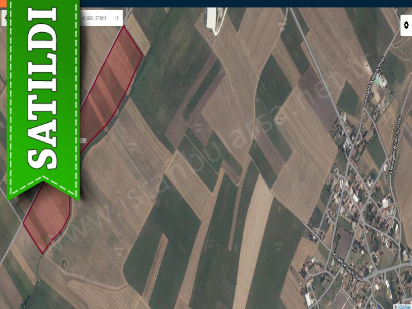 Tekirdağ Saray Beyazköyde Satılık Arsa , 884 m2 Yolu Var Evlere Yakın