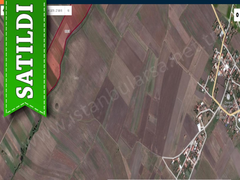 Tekirdağ Saray Beyazköyde Satılık Arsa , 884 m2 Yolu Var Evlere Yakın