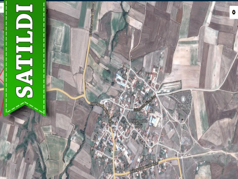 Kırklareli Babaeski Erikleryurdu Köyünde Satılık Tarla , 1,466 M2 Müstakil