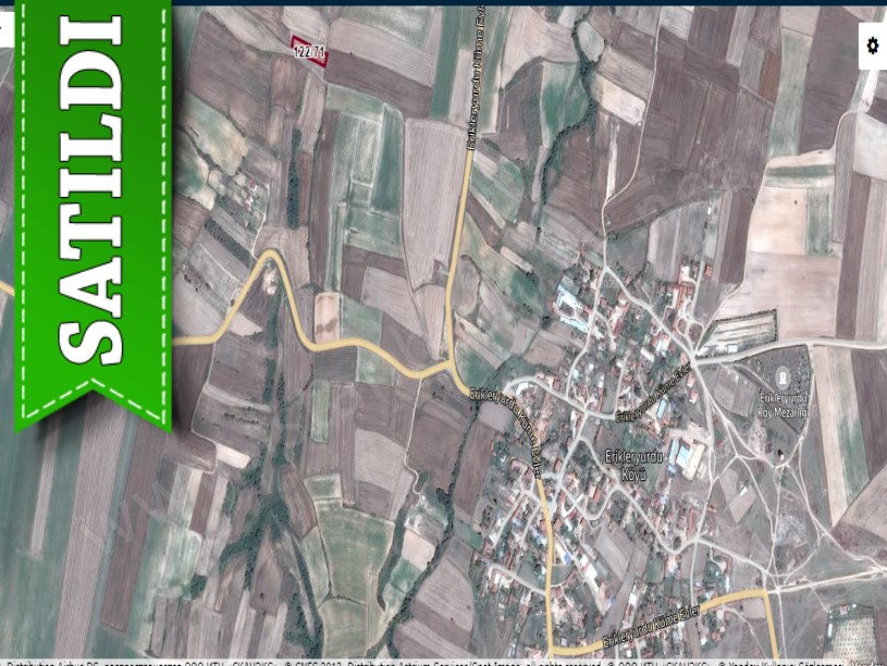 Kırklareli Babaeski Erikleryurdu Köyünde Satılık Tarla , 1,466 M2 Müstakil
