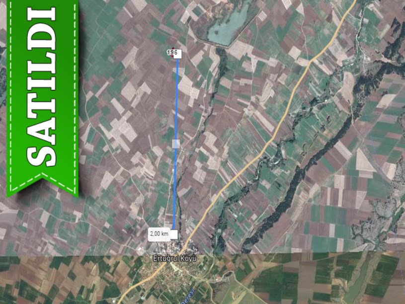 Kırklareli Lüleburgaz Ertuğrul Köyünde Satılık Tarla , 1,900 M2 Müstakil Yolu Var