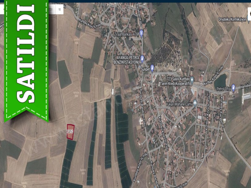 Edirne Uzunköprü Kurtbey Köyü Satılık Tarla , 3,658 M2 Müstakil Yolu Var